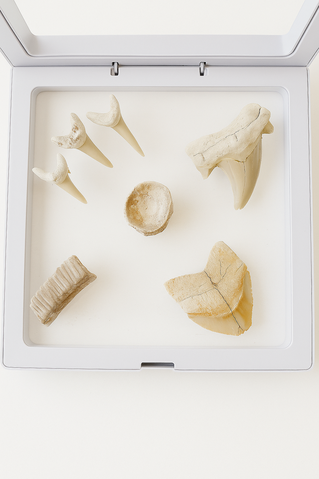 Kit DinoExplorer mediano de tiburones extintos