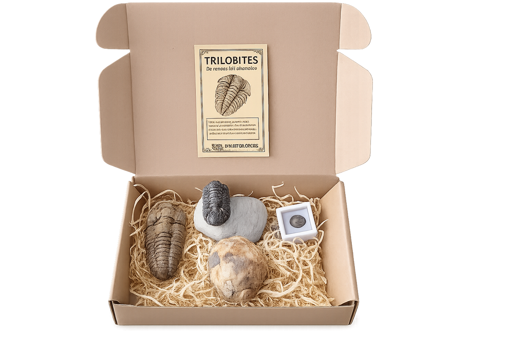 Caja colección trilobites
