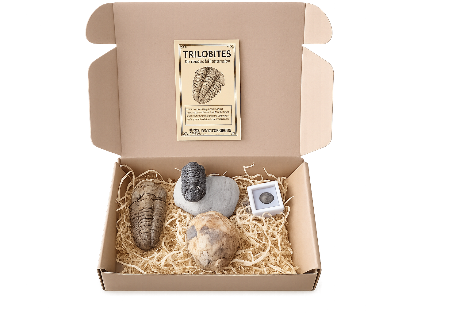Caja colección trilobites